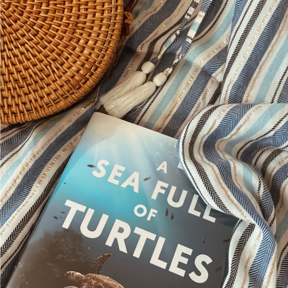 Striped Blue and White Dress